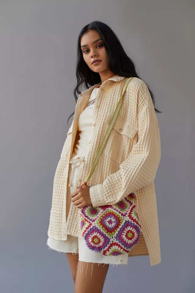 Lara Mini Crochet Shoulder Bag | Urban Outfitters (US and RoW)