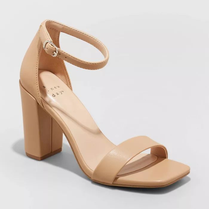 Women's Ema Square Toe Heels - A New Day™ | Target