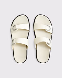 Double-Strap Hardware Sandals | Abercrombie & Fitch (US)