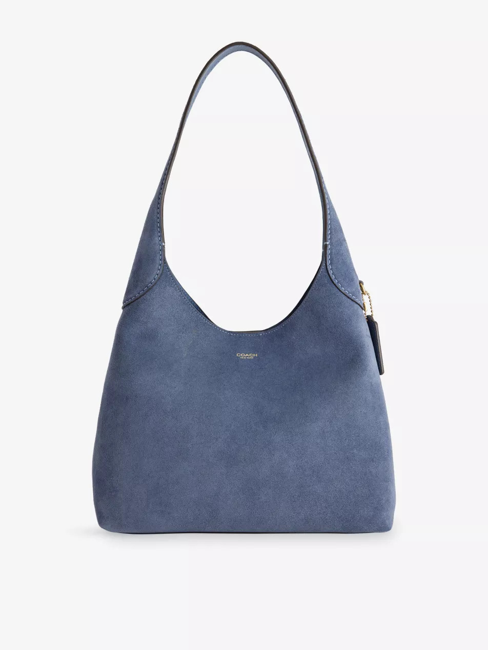 Brooklyn 28 Suede Shoulder Bag | Selfridges