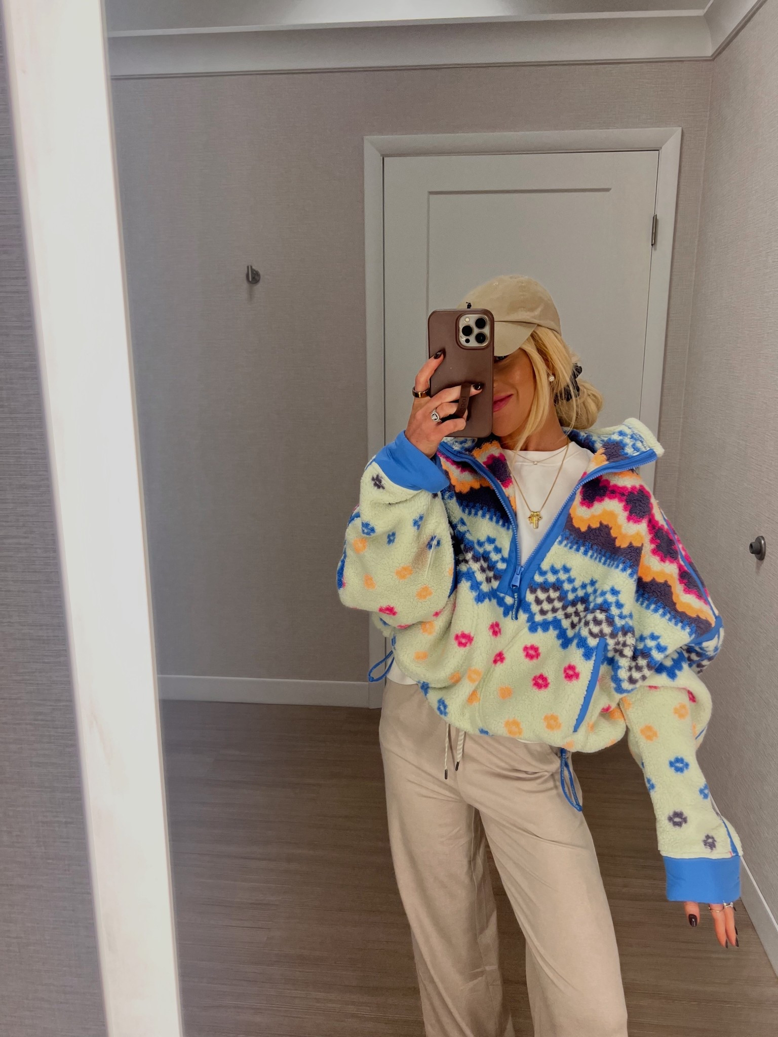 So obsessed with this Free People half zip fleece🩵 sadly couldn’t find this exact print online- I’ll keep my eye out. Got in store at Dillards but linking all the cute other colors they have! I’m wearing a medium for an oversized fit 

#LTKSeasonal #LTKFindsUnder100 #LTKPetite