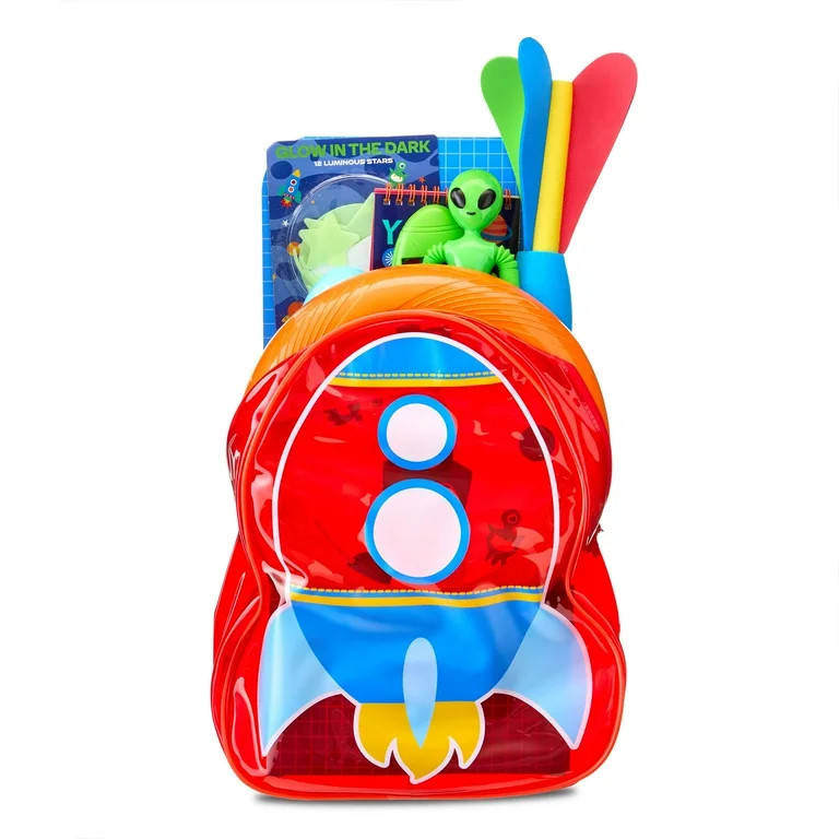 Easter Pre-Filled Boys Rocket Backpack Easter Basket, Brand by Vendor Labeling, Age Group 3&Up | Walmart (US)
