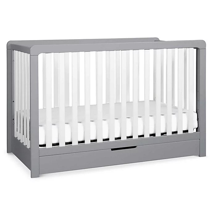 carter's® by DaVinci® Colby 4-in-1 Crib with Drawer in Grey/White | buybuy BABY