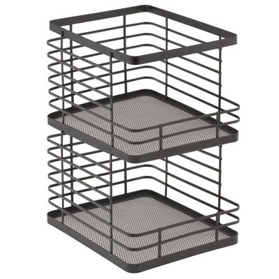 mDesign Modern Metal Wire Kitchen Cabinets, Pantry - 2 Pack | Target