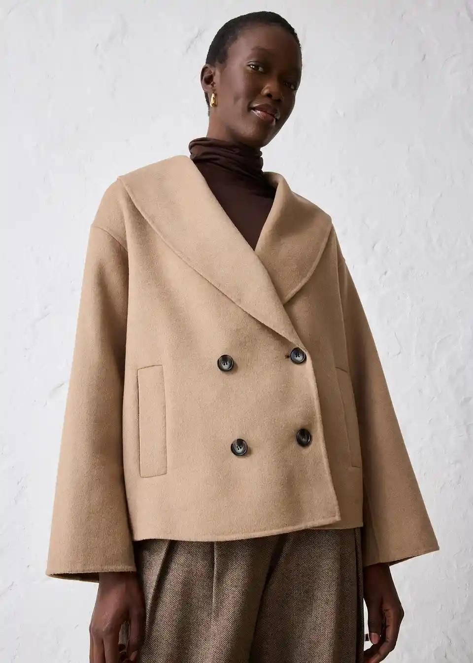 Oversize Jacke aus weichem Woll-Mix | Bonprix DE