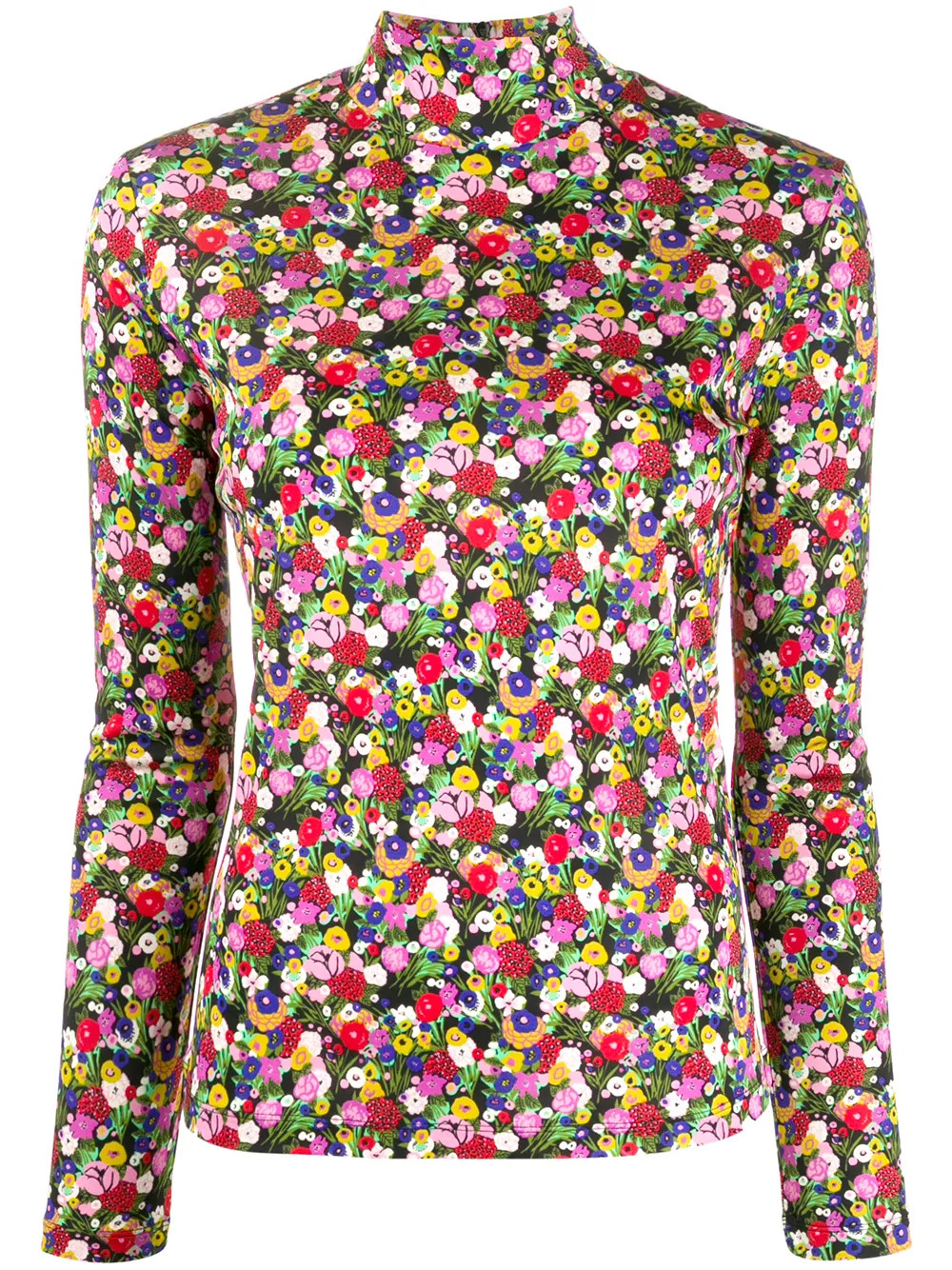 x Mantero Granny printed turtleneck top | Farfetch (US)