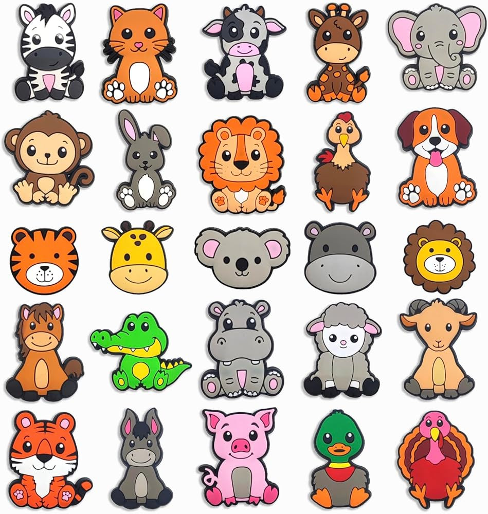 Shoe Charms Shoe Decoration Adults Teens Women Men Boys Kids with Buttons for Clog | Amazon (US)