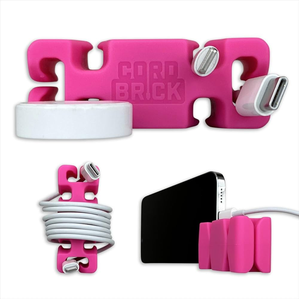 Weighted Cord Holder for Nightstand - Phone Charger Cable Management for Travel, Phone Accessory,... | Amazon (US)