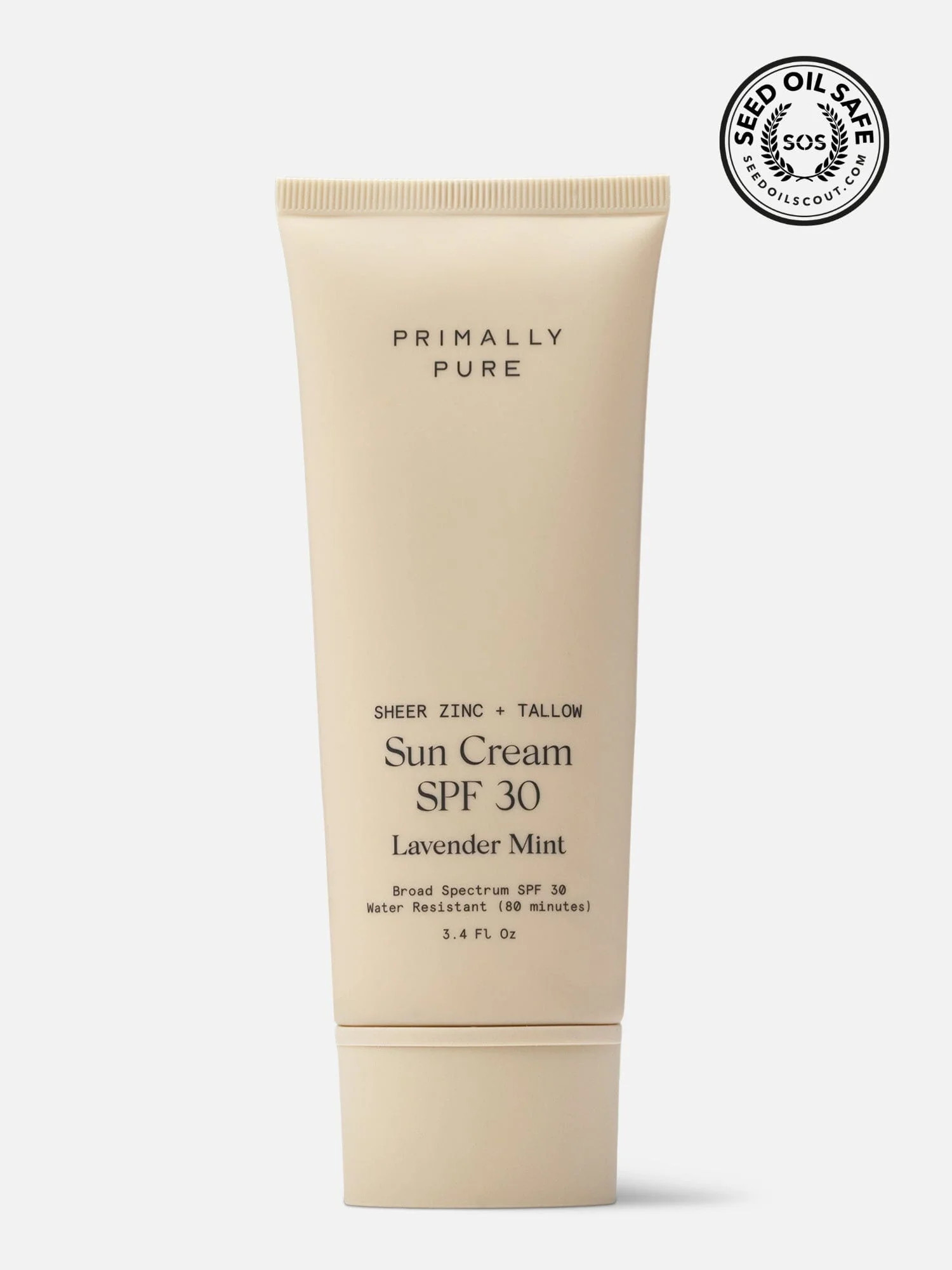 Sun Cream SPF 30 | Organic & Tallow-Based | Primally Pure | Primally Pure
