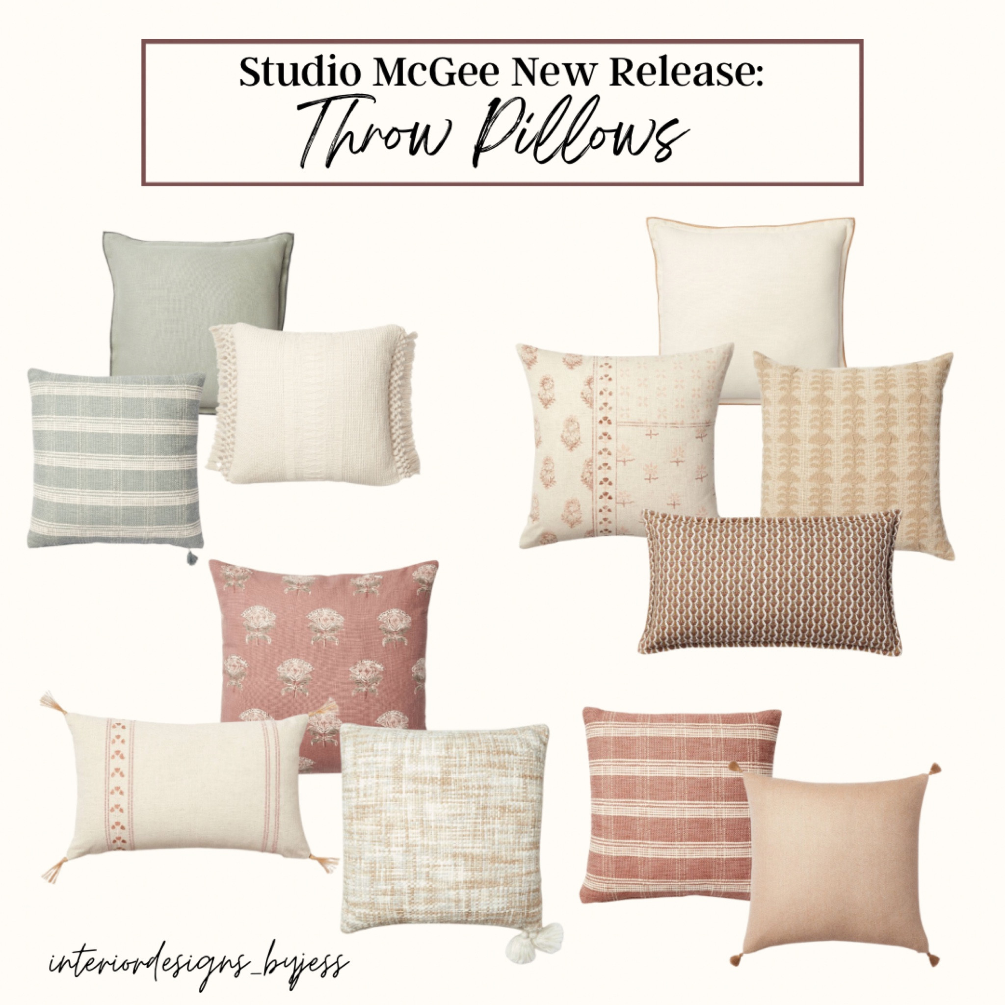 Studio mcgee x Target spring launch! All these pillows seamless go with one another. I love how they pair so well together.
Throw pillows, spring home decor, spring decorations, living room couch, living room pillows, neutral pillows 

#LTKhome #LTKSeasonal #LTKunder50