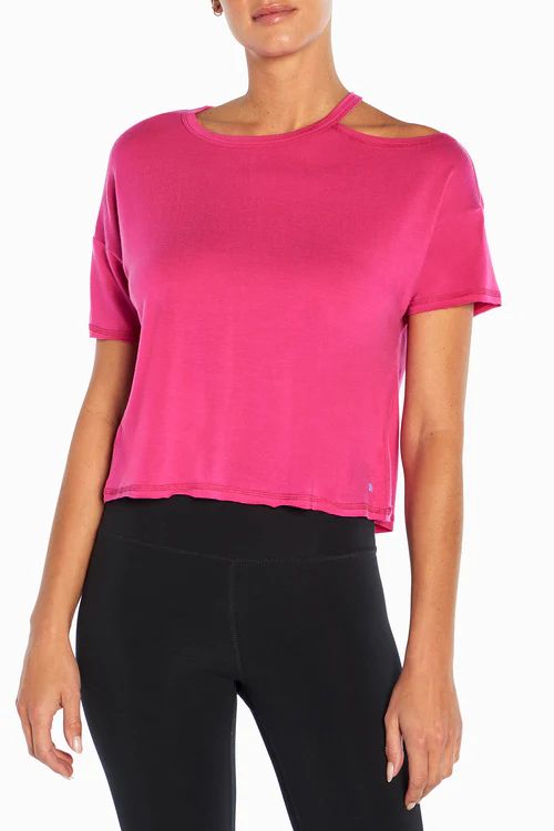 Cycle House Urban Cropped Short Sleeve Top | Marika