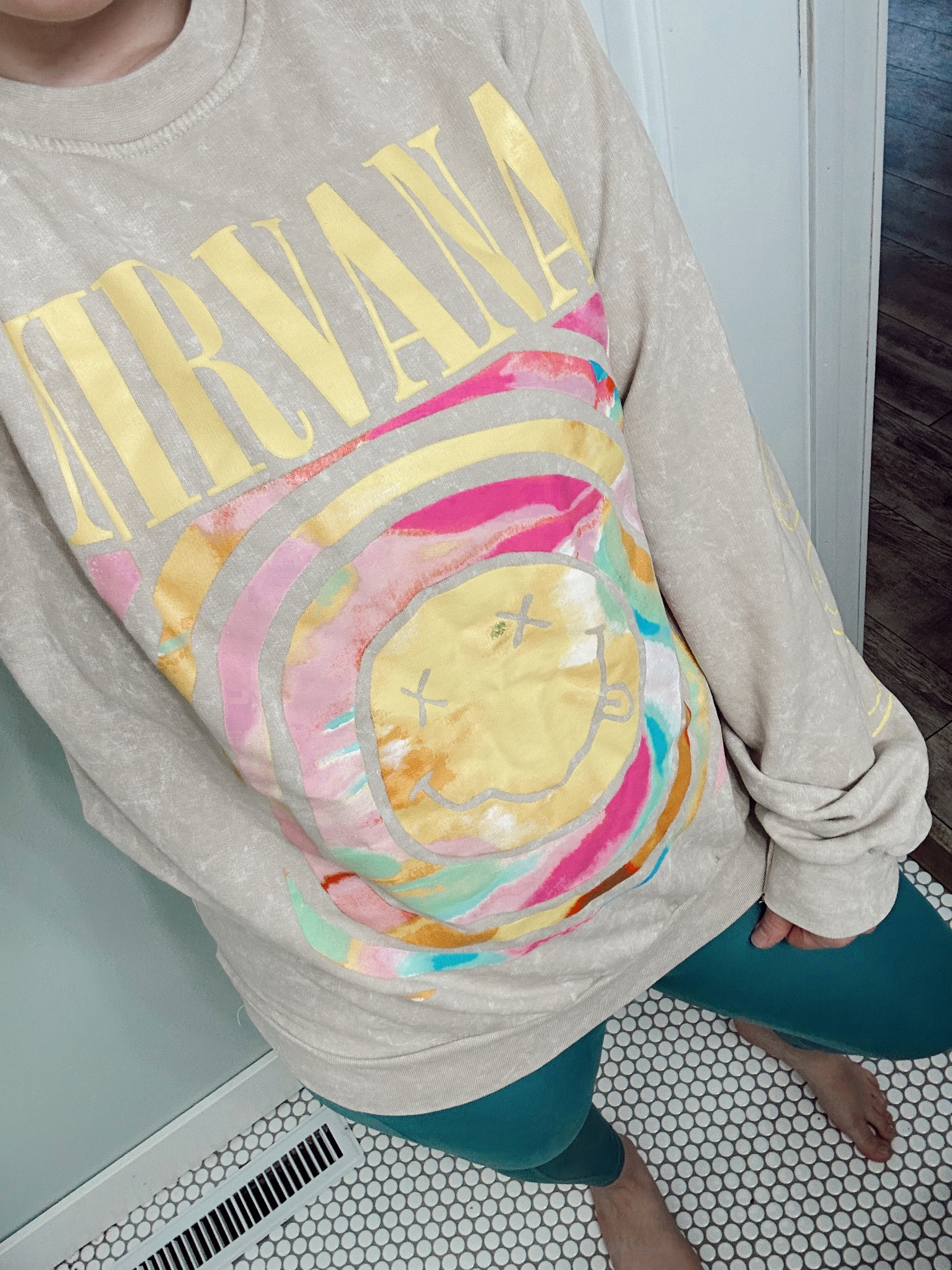 Shop Nirvana sweatshirts now! I’ve always wanted one and finally snatched one up the other day! 

#nirvana #sweatshirt #cozy

#LTKFind #LTKU #LTKfit