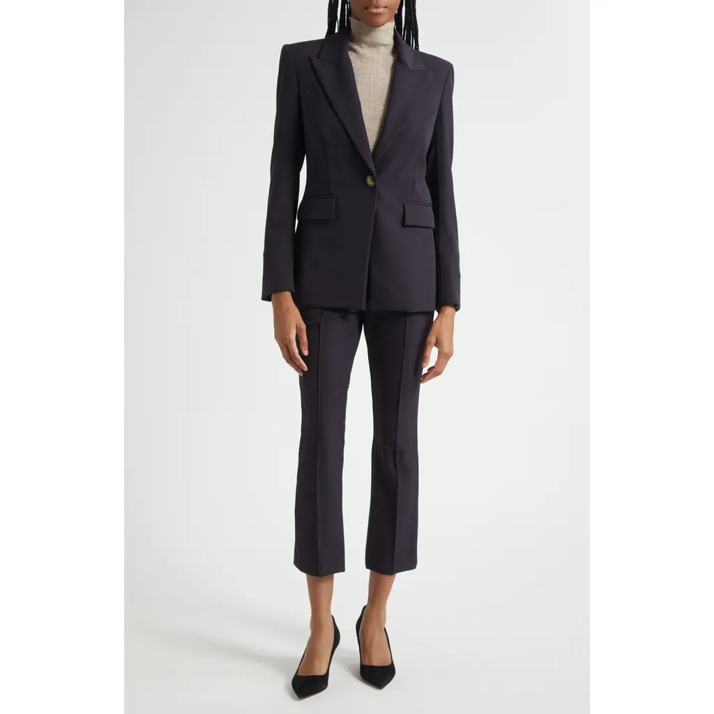Veronica Beard Naira Dickey Jacket in Navy at Nordstrom, Size 6 | Nordstrom