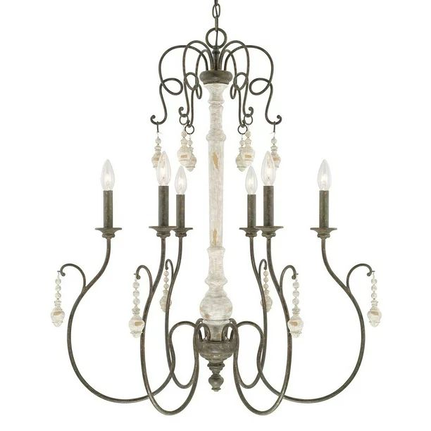 410362FC-Capital Lighting-Vineyard Chandelier 6 Light French Country Steel  French Country Finish | Walmart (US)