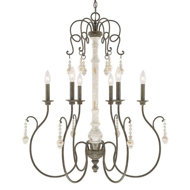 410362FC-Capital Lighting-Vineyard Chandelier 6 Light French Country Steel  French Country Finish | Walmart (US)