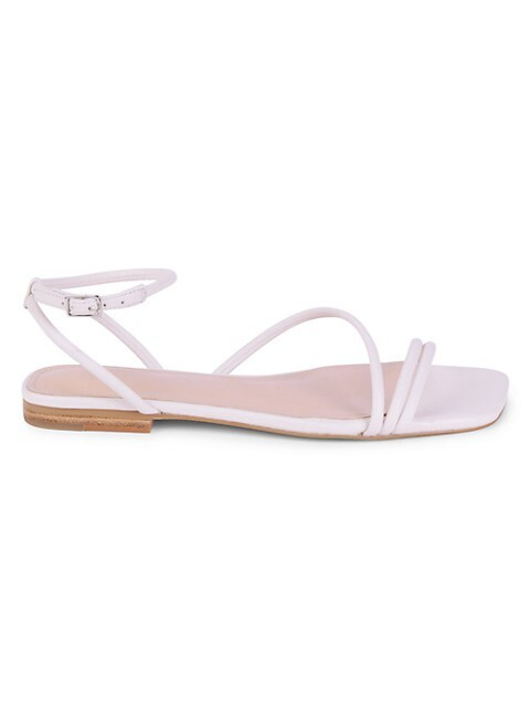Mariella Leather Flat Sandals | Saks Fifth Avenue OFF 5TH
