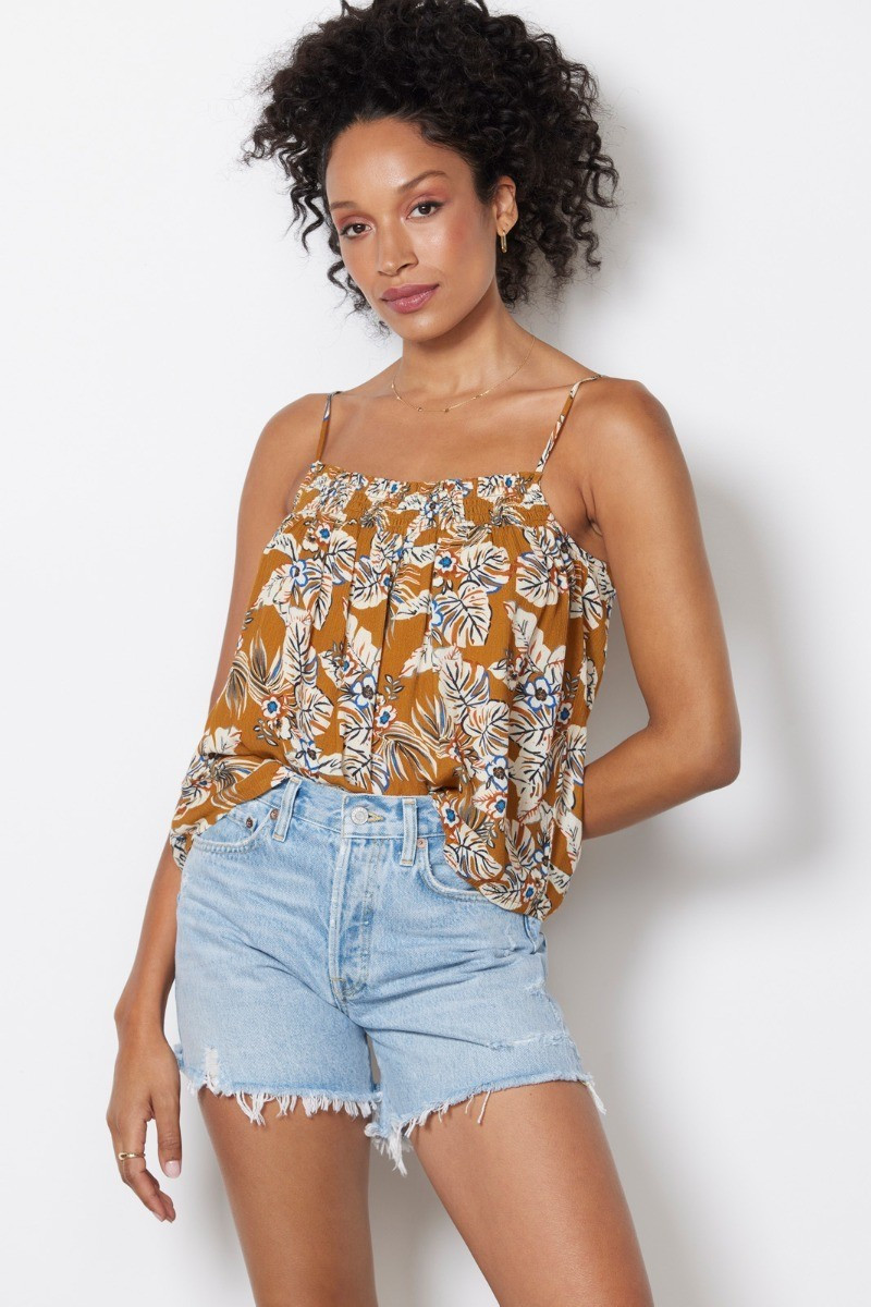 EVEREVE Logan Smocked Cami | EVEREVE | Evereve