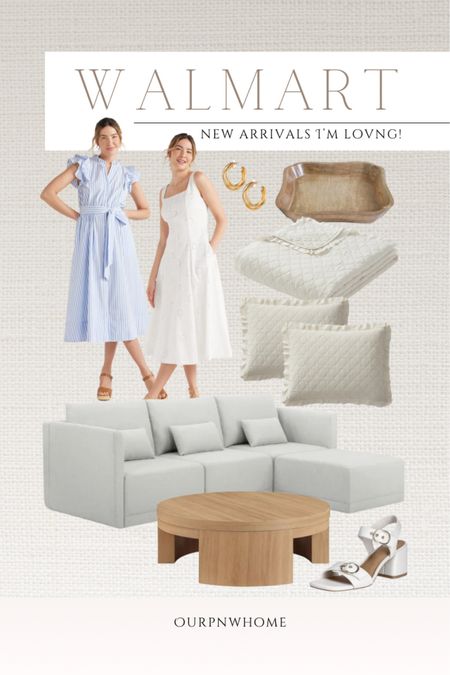 NEW home and fashion arrivals at Walmart I’m loving!

Modular sofa, modern furniture, Walmart home, Walmart fashion, couch, neutral home, neutral bedding quilt, quilted sham covers, wood tray, white dress, sundress, summer fashion, spring fashion, striped dress, blue dress, white sandals, heeled sandals, gold hoop earrings, adorable fashion, budget fashion

#LTKSeasonal #LTKHome #LTKStyleTip
