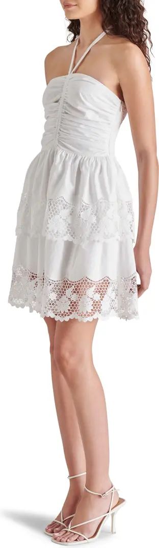 Robyn Layered Lace Ruffle Halter Dress | Nordstrom