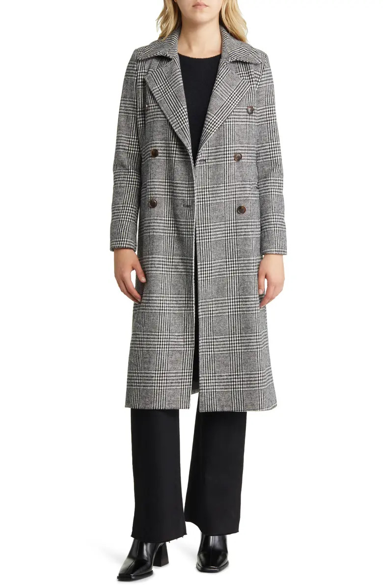 Halogen® Tailored Double Breasted Long Coat | Nordstrom | Nordstrom