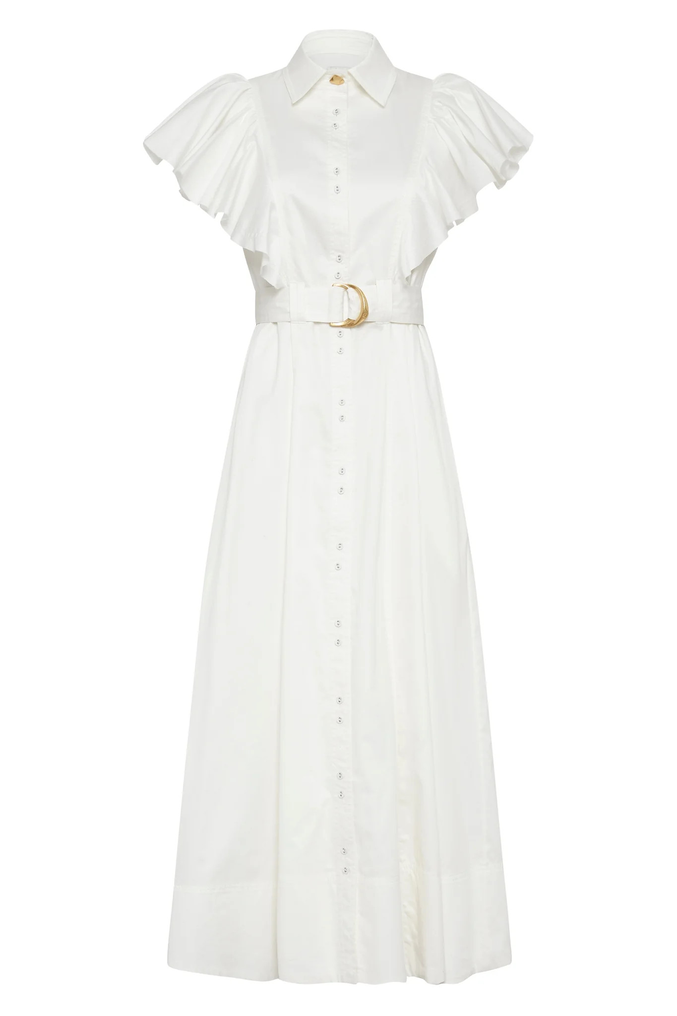 Kindred Frill Sleeve Midi Dress | Aje.(Global)