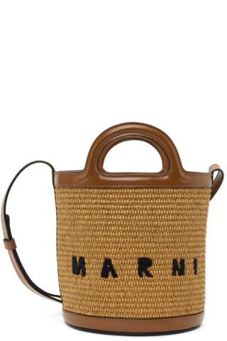Brown Mini Tropicalia Bucket Bag | SSENSE