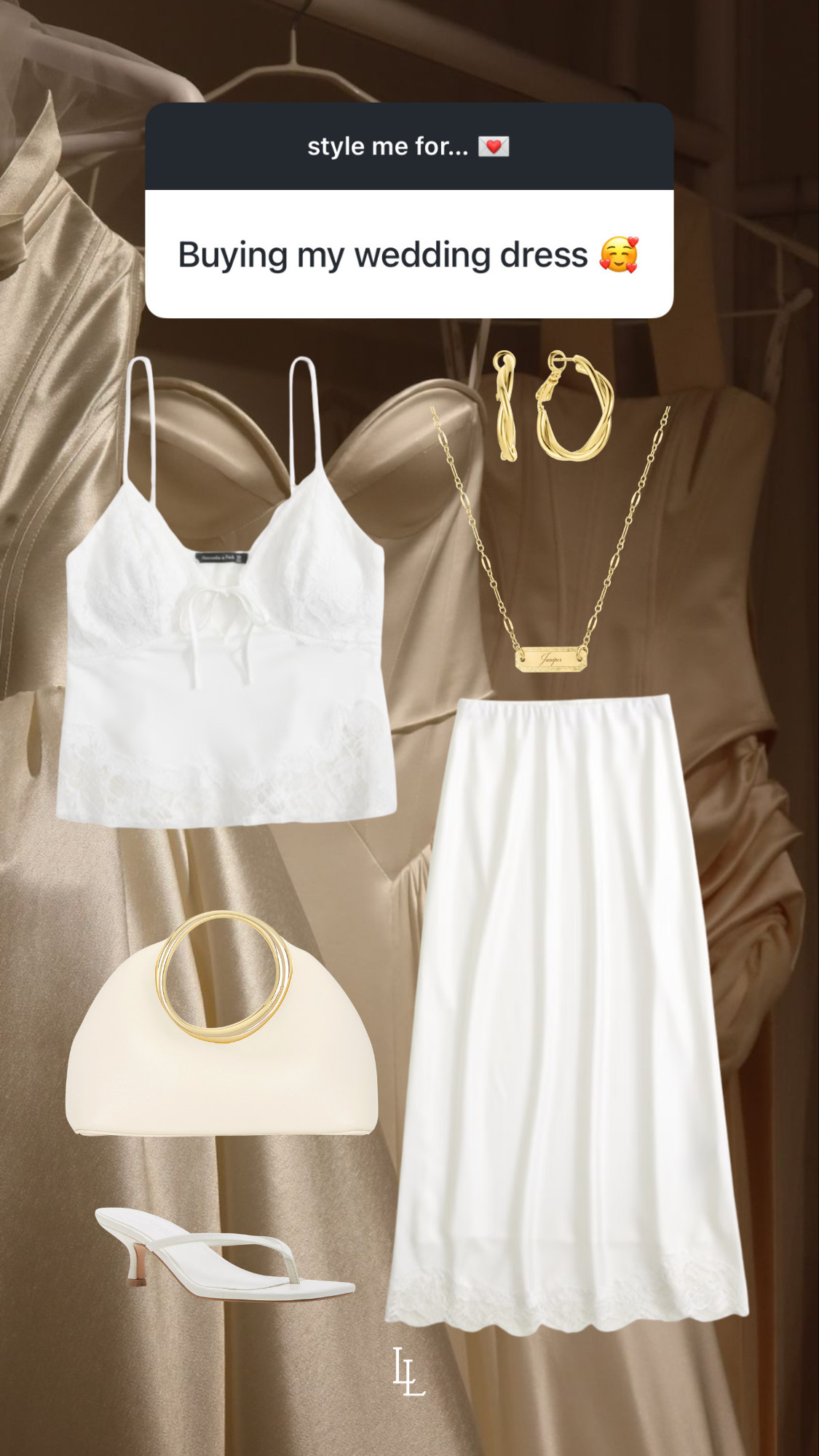 style inspo for wedding dress shopping! 
Abercrombie is on BOGO!  

 #LTKgrwm #LTKootd #LTKWedding