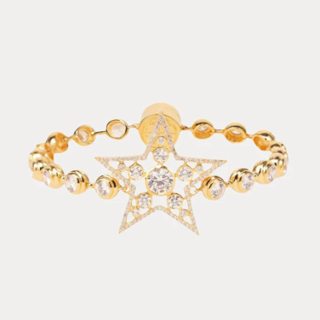 Star Bracelet - Gold/White | BuDhaGirl