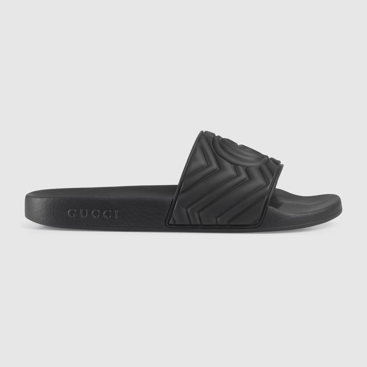 Gucci Men's matelassé rubber slide | Gucci (US)