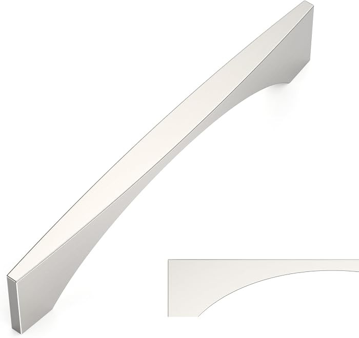 Amerdeco 10 Pack Brushed Satin Nickel Cabinet Pulls 5 Inch(128MM) Hole Centers Kitchen Cabinet Ha... | Amazon (US)