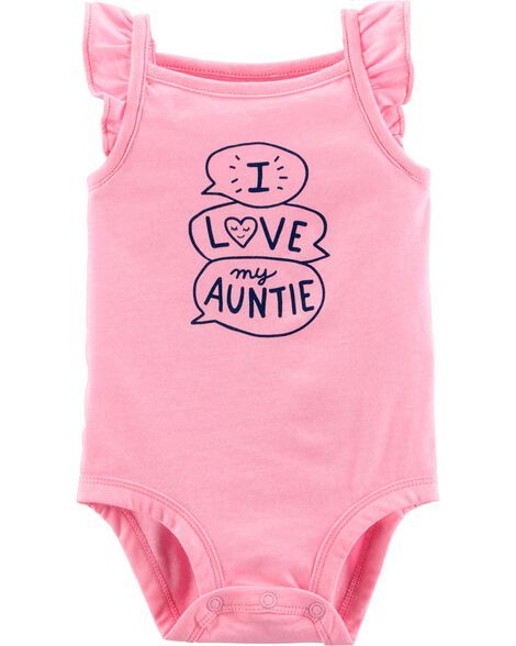 Neon Love My Auntie Tank Collectible Bodysuit | Carter's