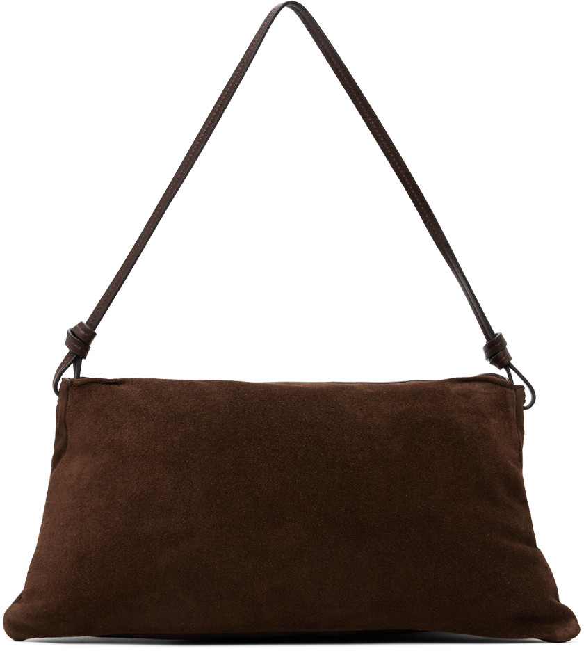 Staud Brown Vivi Shoulder Bag | SSENSE