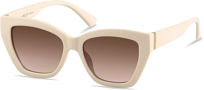 ANDWOOD Trendy Cute Cat Eye Polarized Sunglasses for Women Fashion Cateye Sunnies Lentes de sol p... | Amazon (US)