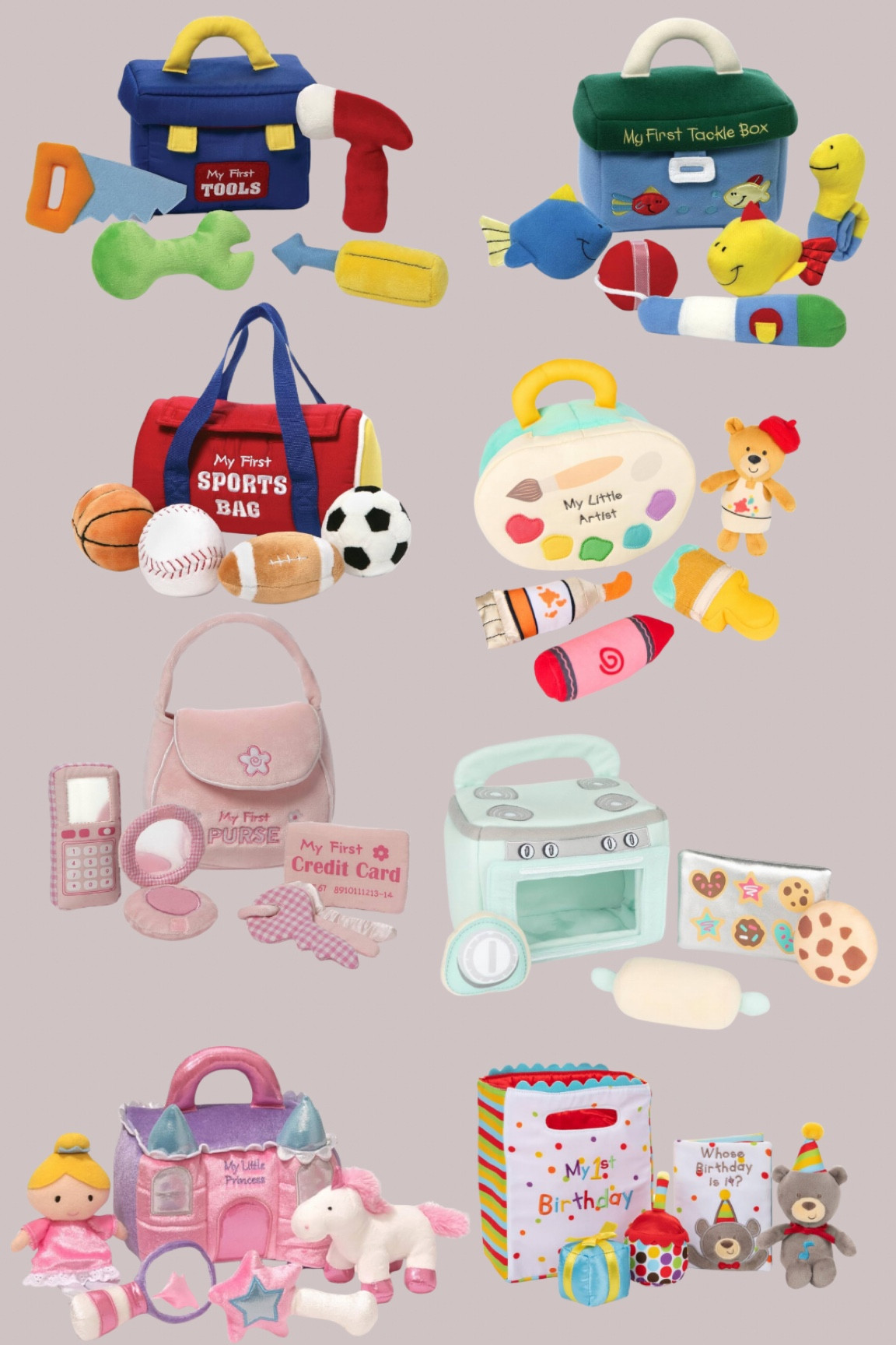 my first ___ plush toy sets! so many more options to choose from. these are just too cute! my babe loves stuffing baskets and pulling the stuff back out, so these are definitely getting added to our amazon cart during this black friday sale!! the purse and oven are my favorites🎀🍪😭 These are the perfect gift for babies! don’t forget, a ot more options than what’s shown in the picture!

#LTKHoliday #LTKBaby #LTKGiftGuide