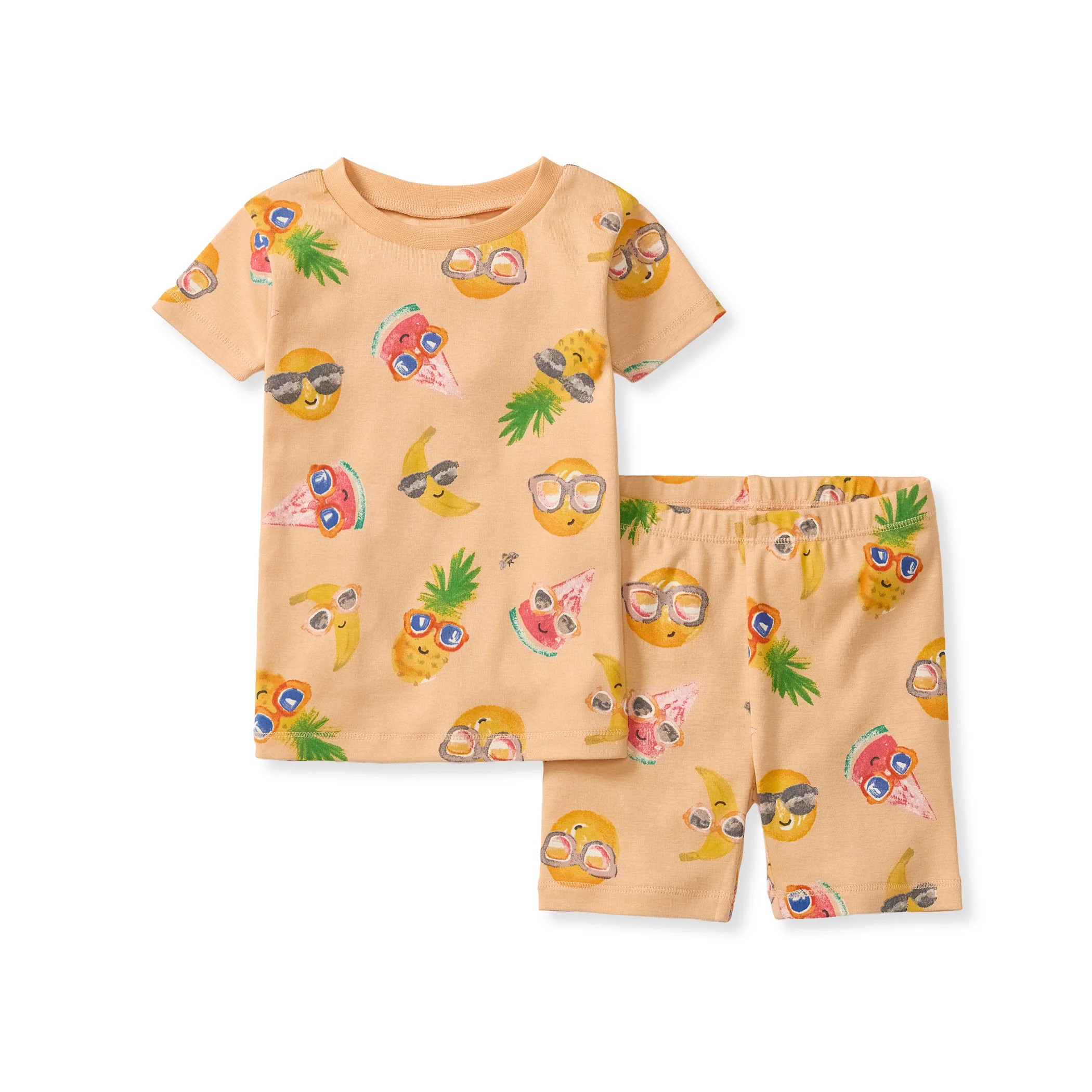 Fruity Shades Organic Cotton Two-Piece Pajamas | Burts Bees Baby