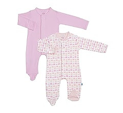 Magnetic Me Simply (2 Pack) Footie Pajamas 100% Organic Cotton Baby Sleepwear Quick Magnetic Fast... | Amazon (US)
