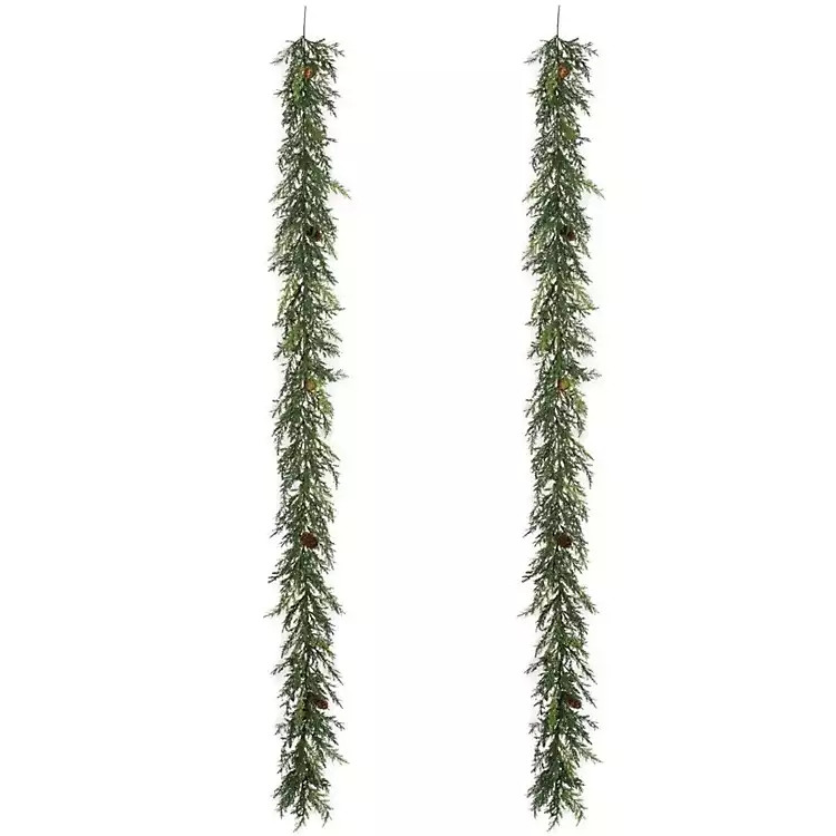 Evergreen Abrovitae Garlands, Set of 2 | Kirkland's Home