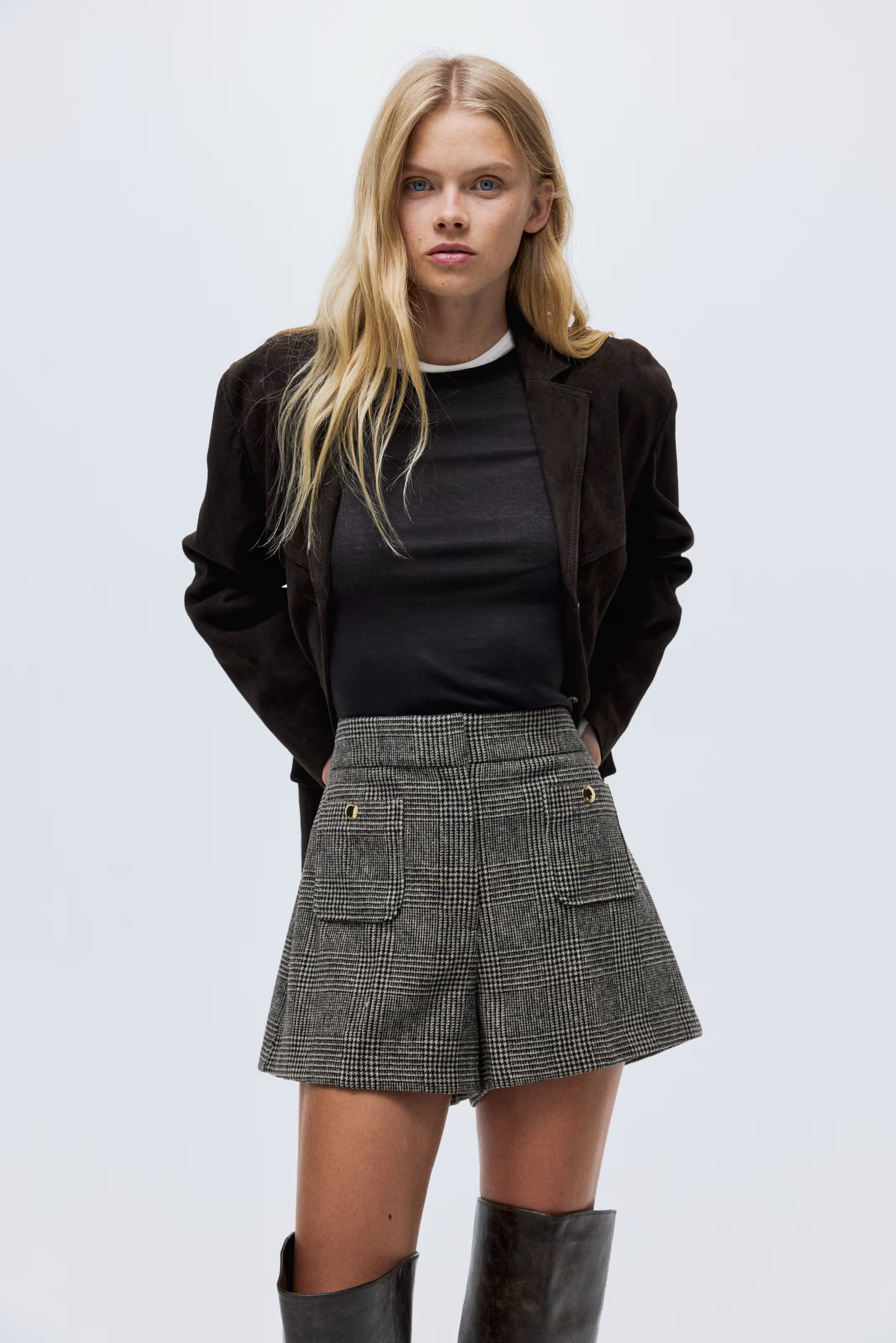 High-Waist Dress Shorts | H&M (US + CA)