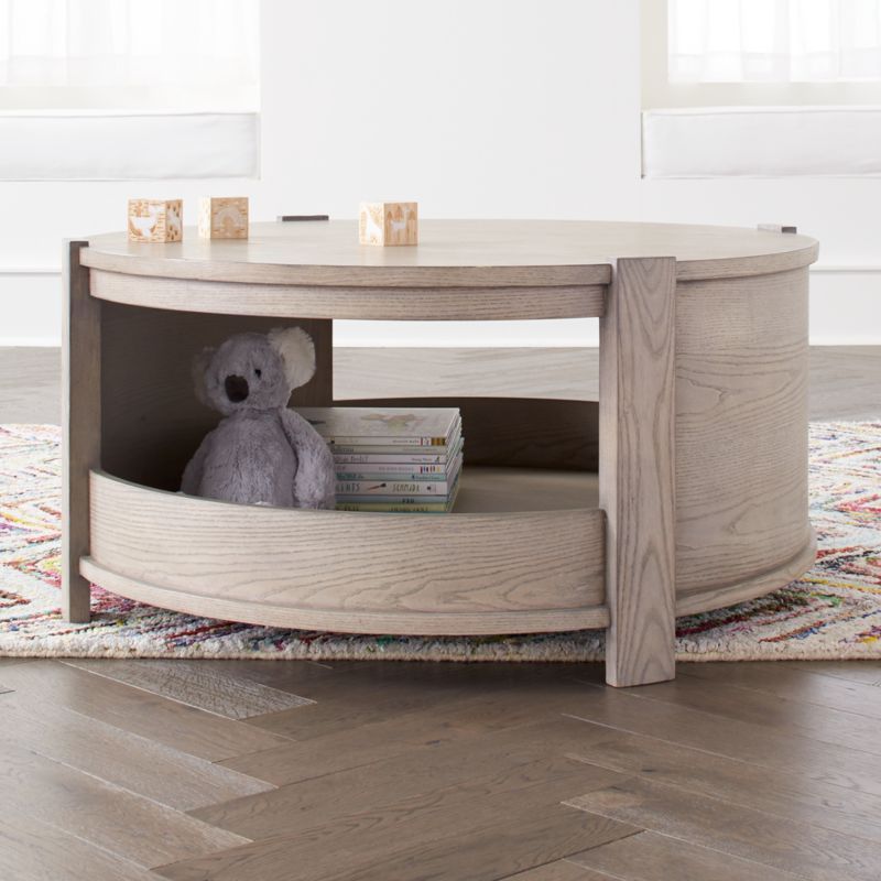 Rotunda Round Play Table (Grey Stain) + Reviews | Crate and Barrel | Crate & Barrel