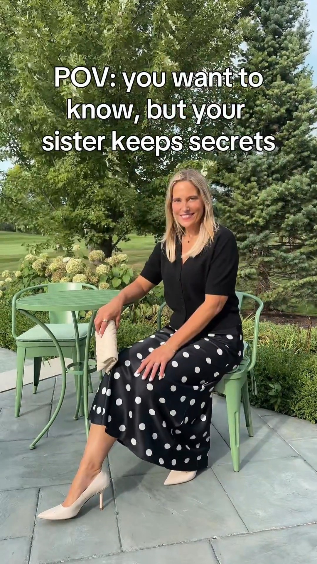 She kept me guessing on this one. Lol! I said polka dots, and apparently I know her better than she thinks because I was right. What did you think it was?

#LTKdayinmylife #LTKootd #LTKgrwm