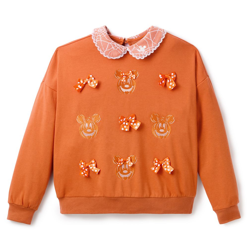 Minnie Mouse Jack-o'-Lantern Pullover Sweatshirt for Women by Her Universe | Disney Store