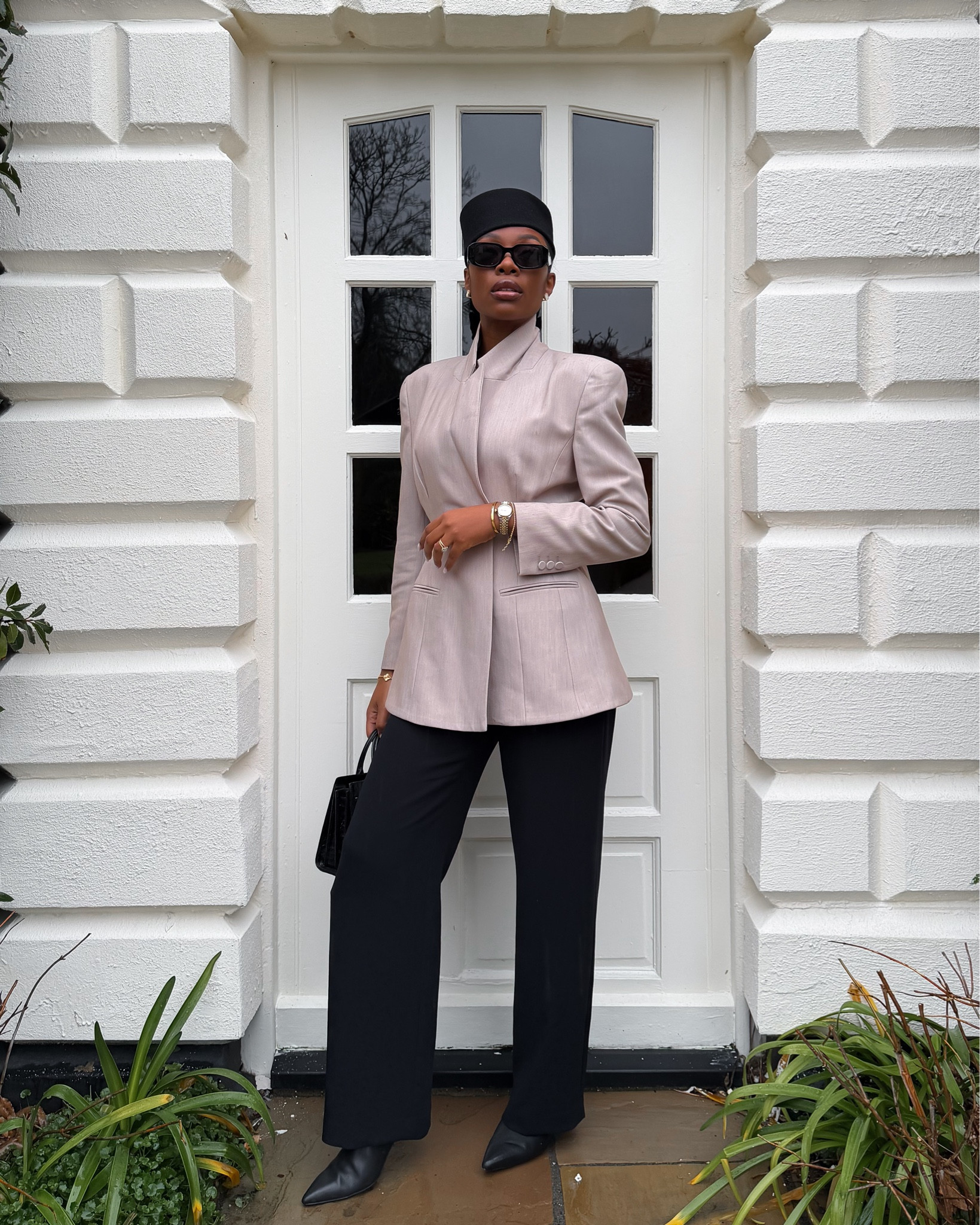 Wellness day with SpaceNK 🖤 

Cinch waist blazer, pill box hat, black tailored trousers, work outfit, classic outfit 

#LTKuk #LTKstyletip #LTKeurope