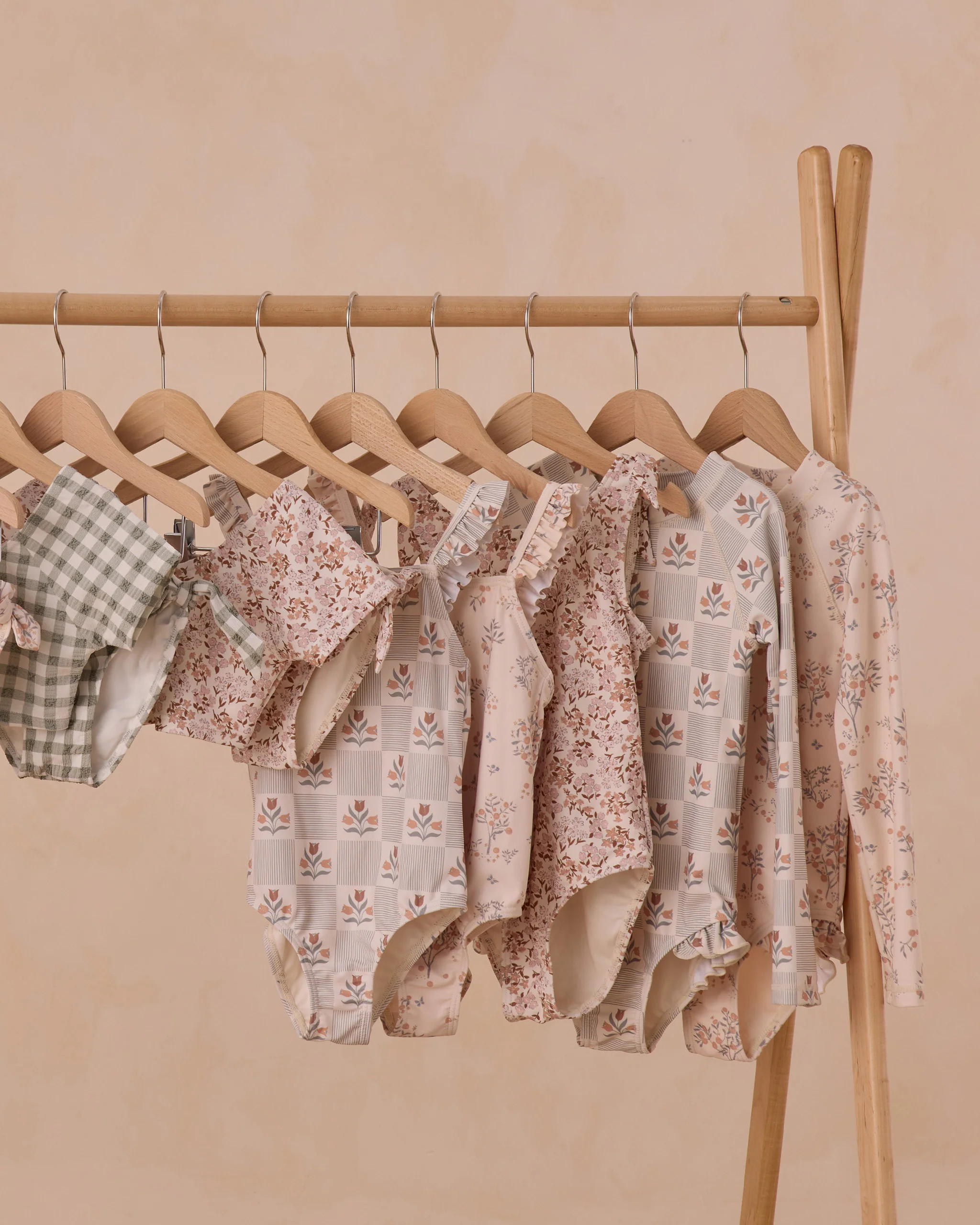 Millie One-Piece || Eucalyptus Check | Rylee + Cru