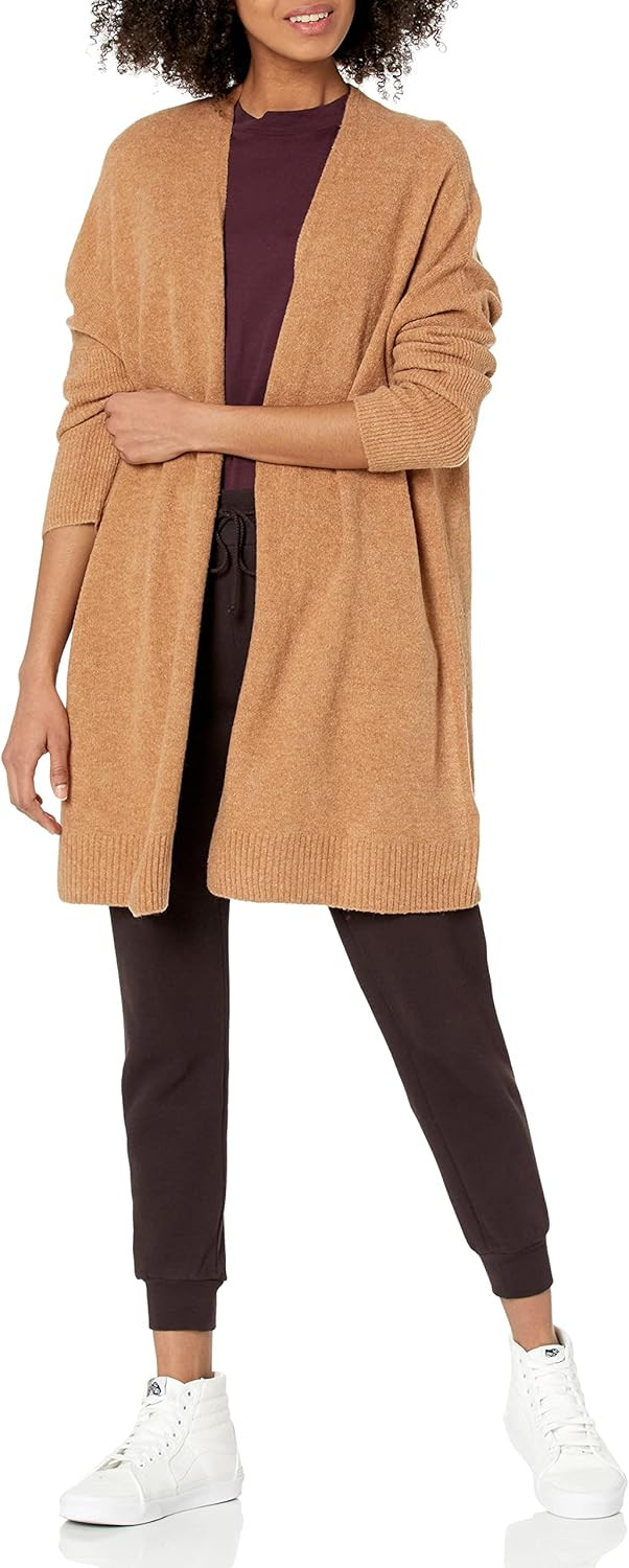 Goodthreads Women's Mid-Gauge Stretch Cocoon Sweater | Amazon (US)