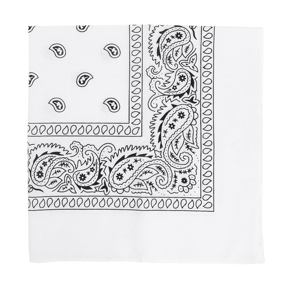 Motique Accessories 22 Inch Cotton Paisley Bandana | Amazon (US)