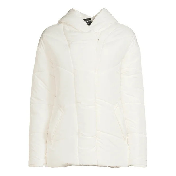 Jason Maxwell Women's Hooded Puffer Coat - Walmart.com | Walmart (US)