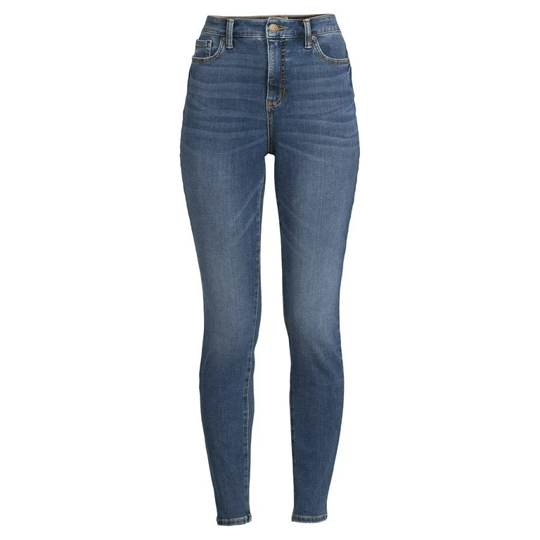 Time and Tru Women's High Rise Curvy Jeans, 29" Inseam for Regular, Sizes 4-22 | Walmart (US)