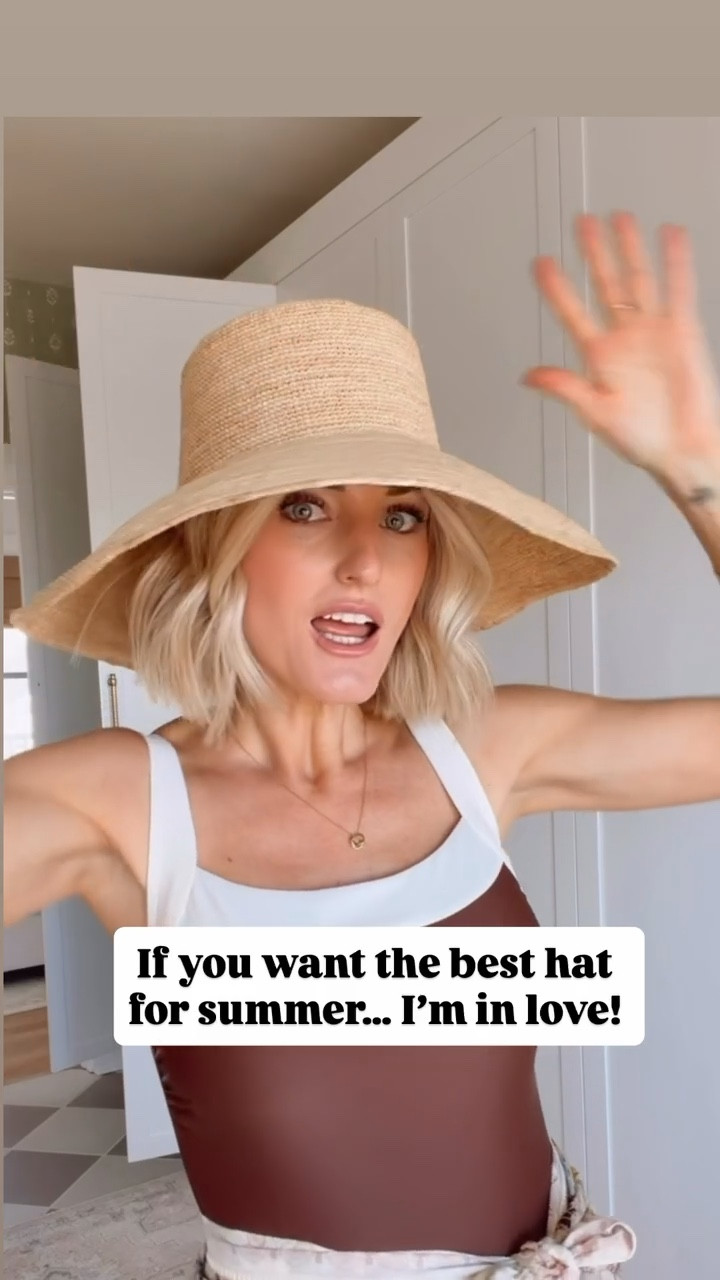 I’ve been wearing this hat on repeat 👏🏼 the perfect straw hat for vacations, pool days, laying on the beach, etc.!

Loverly Grey, straw hat, Shopbop, vacation finds, vacation essentials

#LTKSeasonal #LTKTravel #LTKSwim