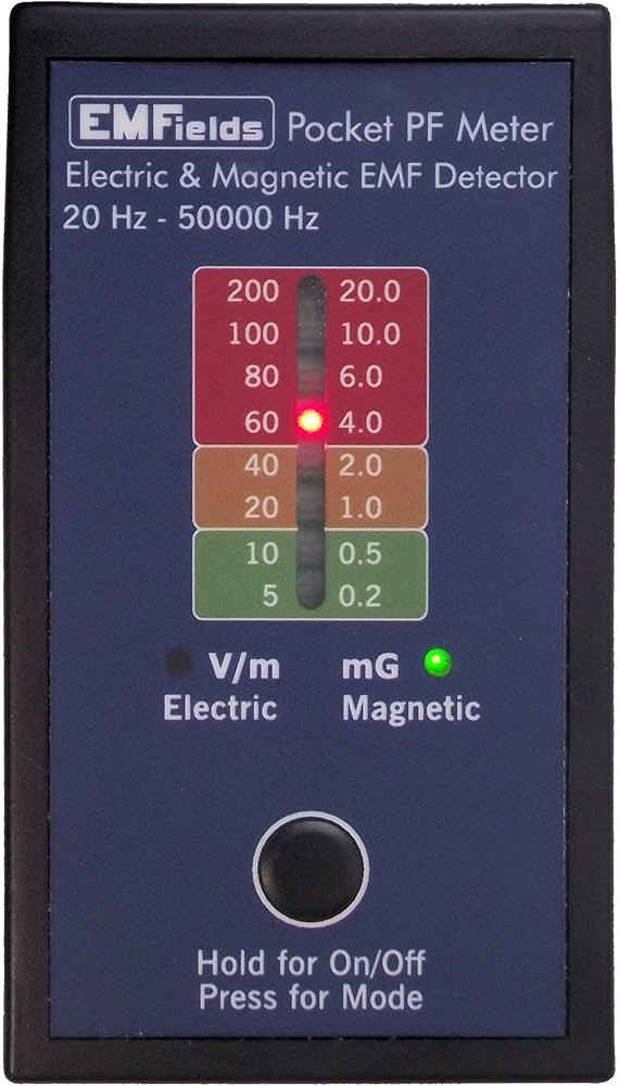 PF5 Pocket Power Frequency Meter (ELF & VLF) for home use: measures electric and magnetic fields ... | Amazon (US)