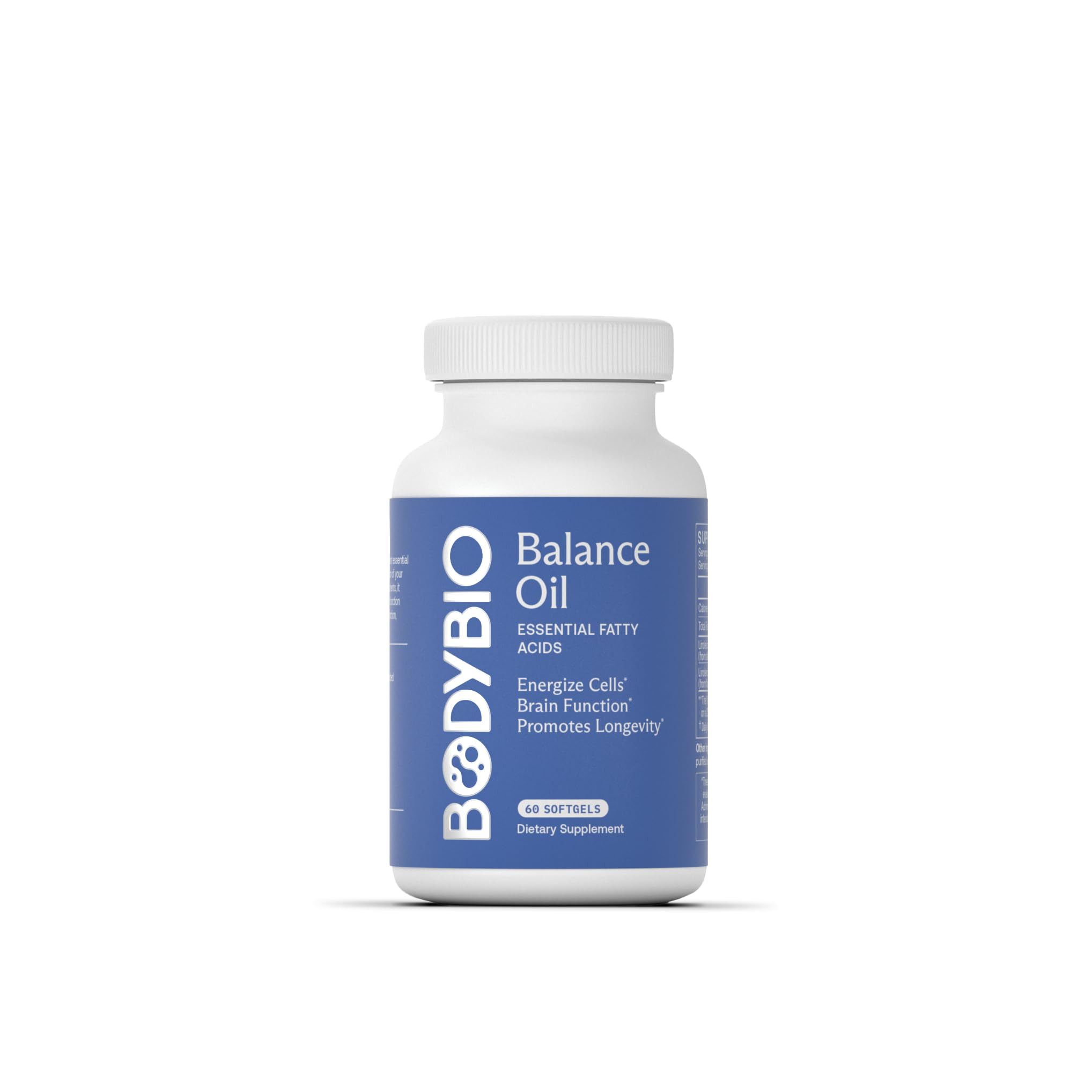 BodyBio Balance Oil - Omega 3 6 Supplement – Cold-Pressed Safflower & Flaxseed Oil – Supports... | Amazon (US)